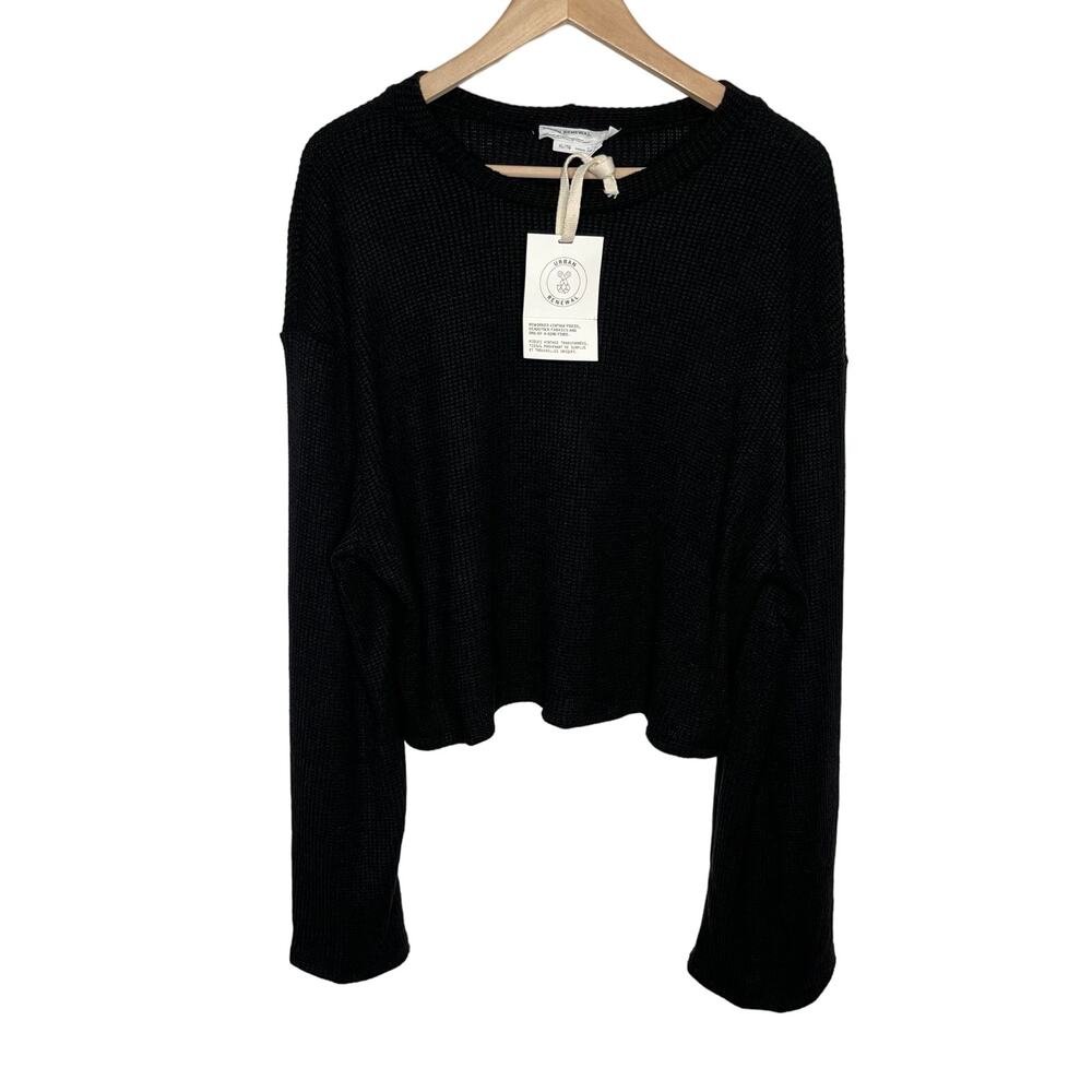 Urban Renewal Women Long Sleeve Pullover Sweater Black XL Casual Recycled Casual